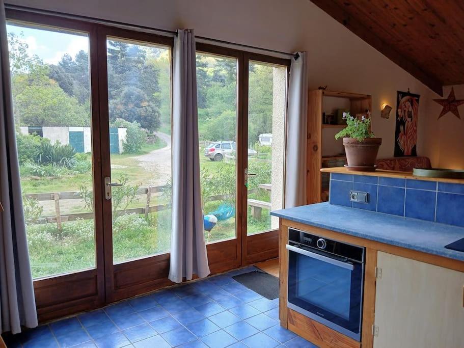 Bright Loft With Mountain And Nature View Sougraigne Exterior photo
